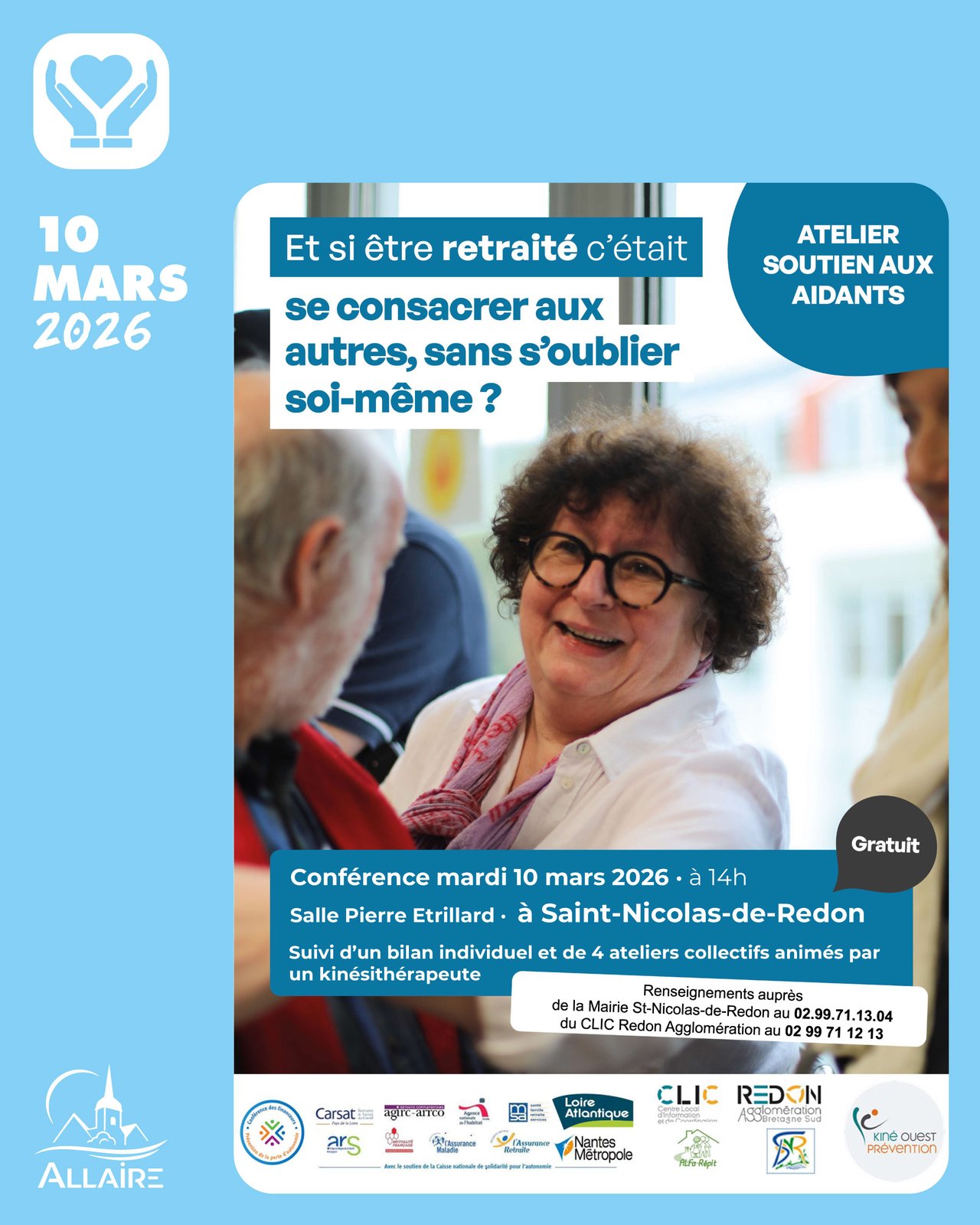 Conférence · Et si être retraité c’était se consacrer aux autres, sans s’oublier soi-même ?