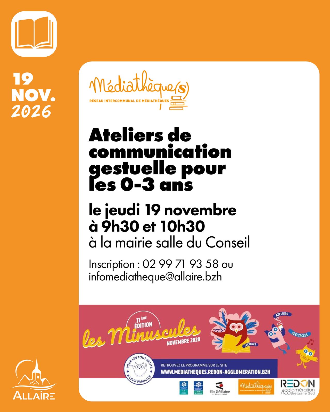 Ateliers de communication gestuelle pour les 0-3 ans