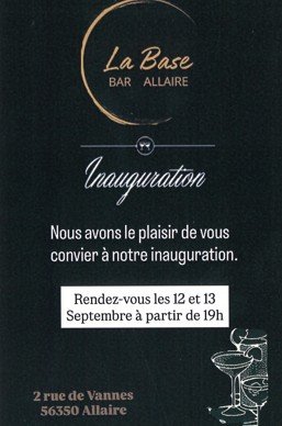 Un nouvel établissement ouvre ses portes ce week-end sur Allaire !