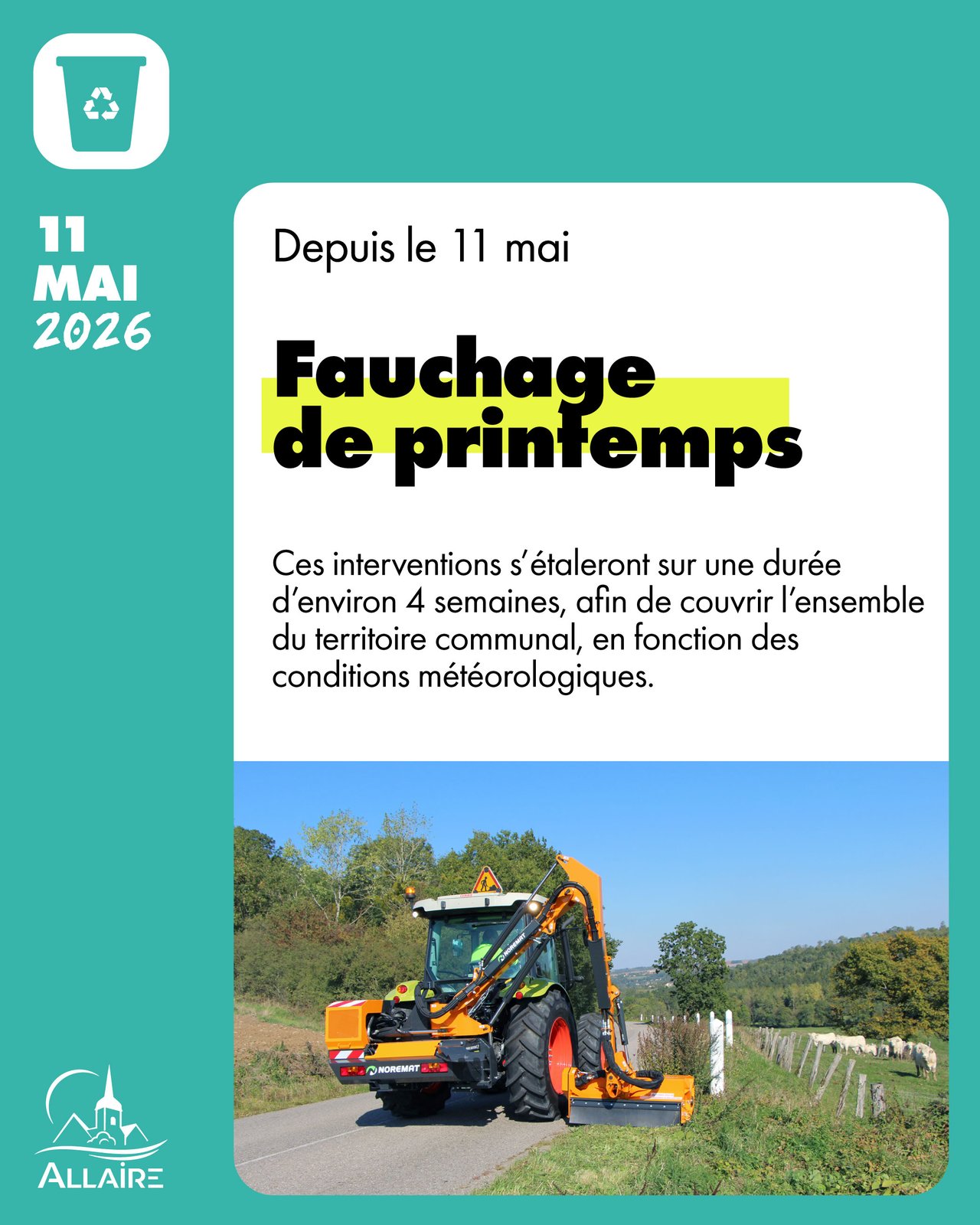 Fauchage de printemps