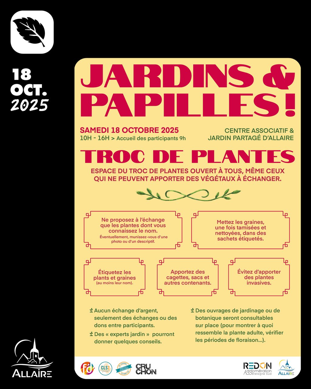 Troc de plantes – Jardins & Papilles
