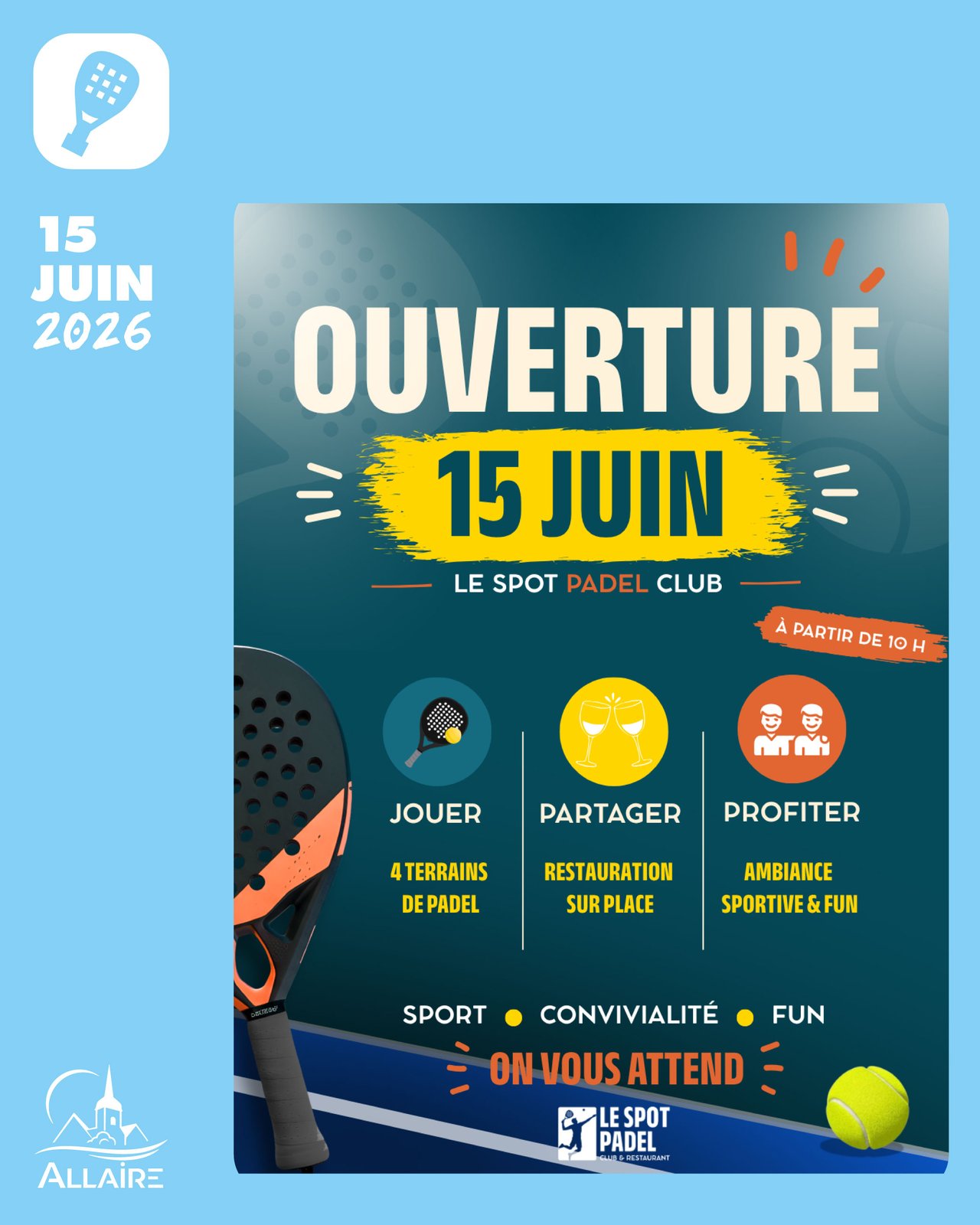 Ouverture du Spot Padel Club