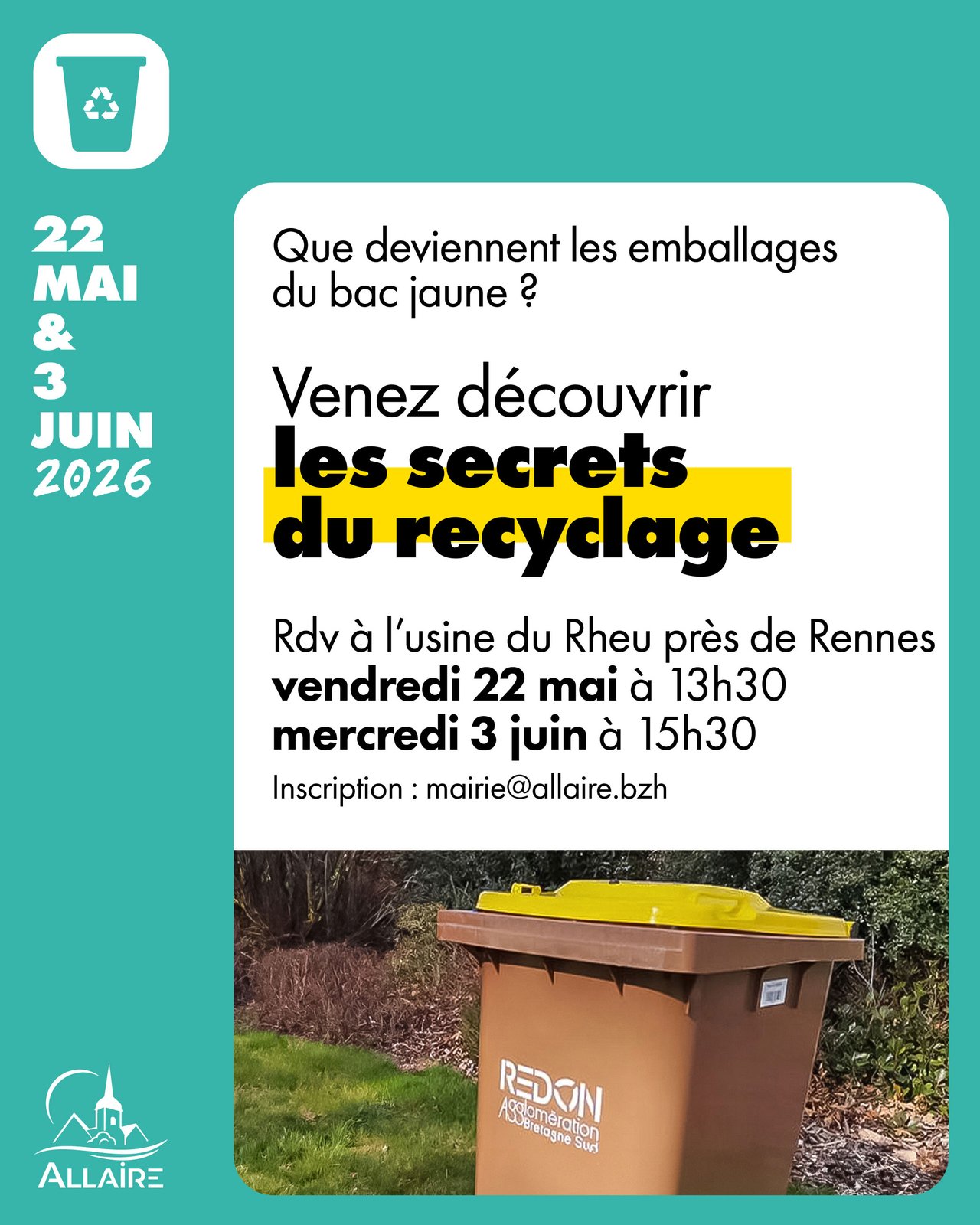Visitez le centre de tri de vos emballages !