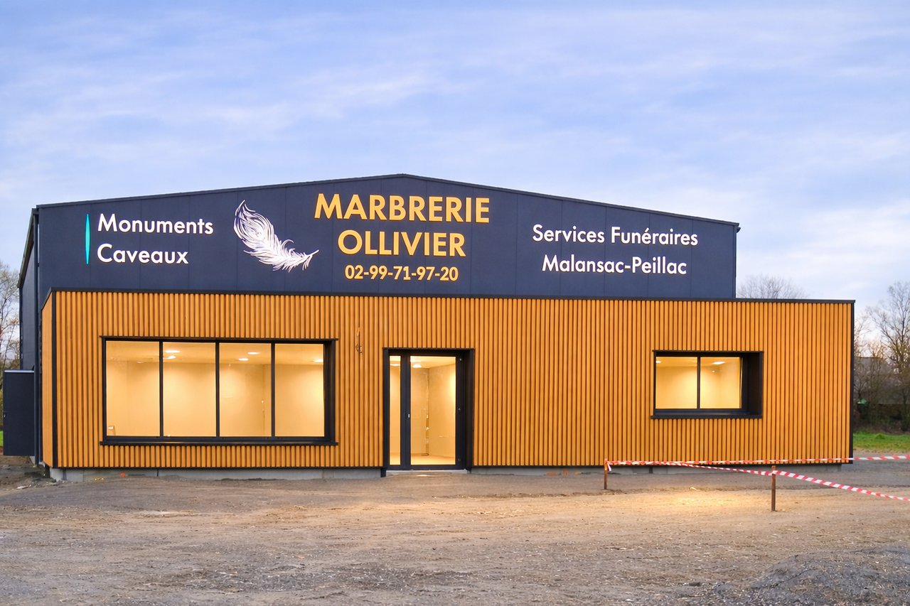 Déménagement de la marbrerie Ollivier