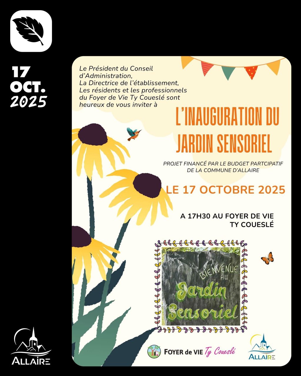 Inauguration du Jardin Sensoriel