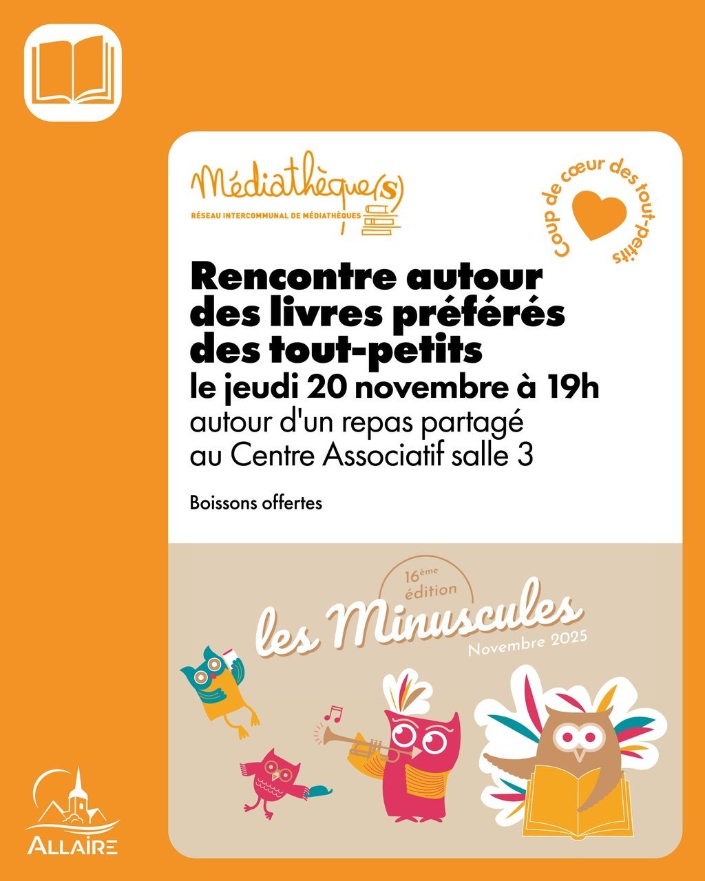 Rencontre autour des livres coup de ❤️ des tout-petits