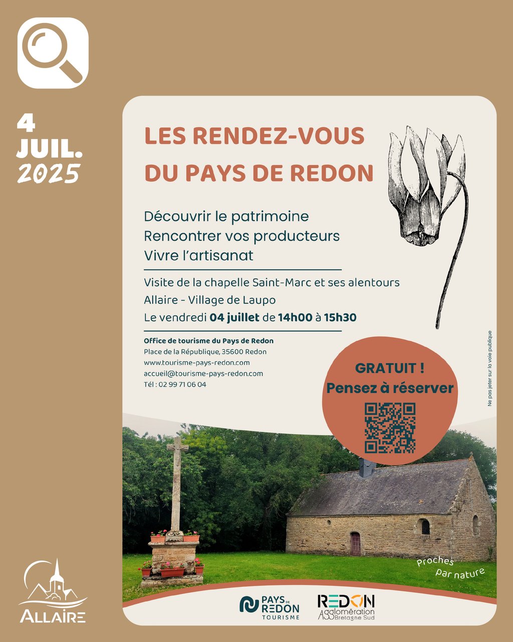 Les rendez-vous du Pays de Redon : découverte du village de Laupo à Allaire