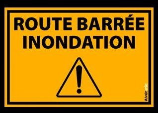 INONDATIONS : fermeture de la route du Plessis-Rivault