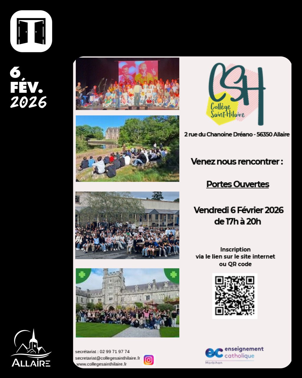 Portes ouvertes du collège Saint Hilaire