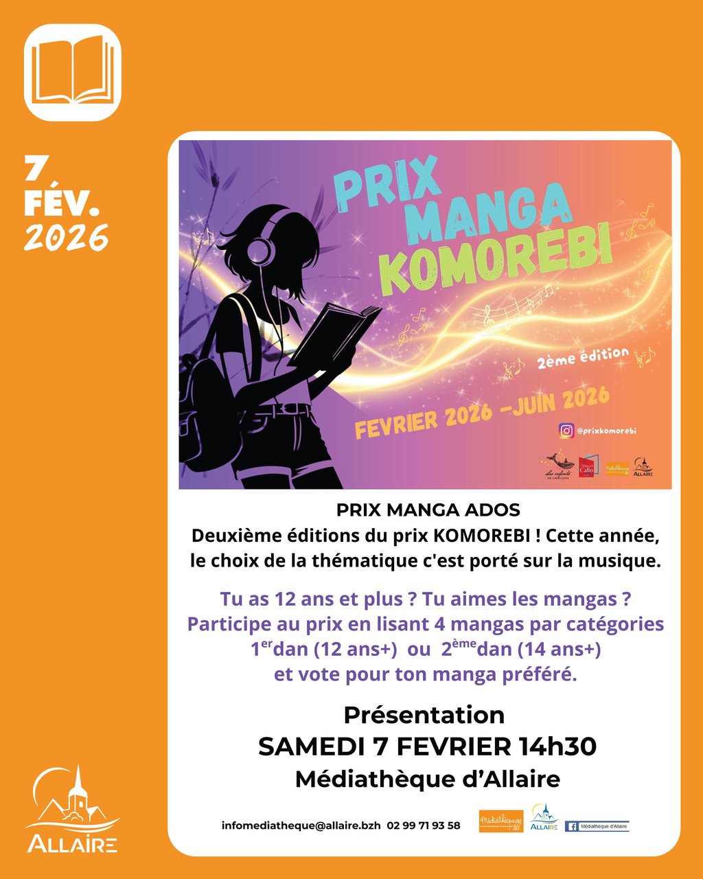 Prix Komorebi à la Médiathèque