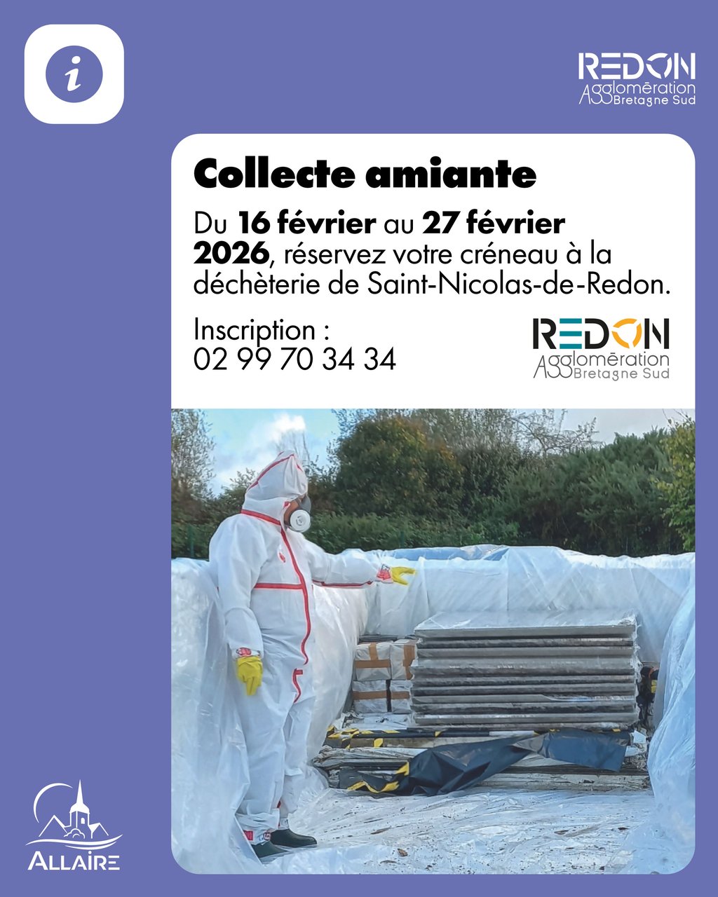 Collecte de l’amiante