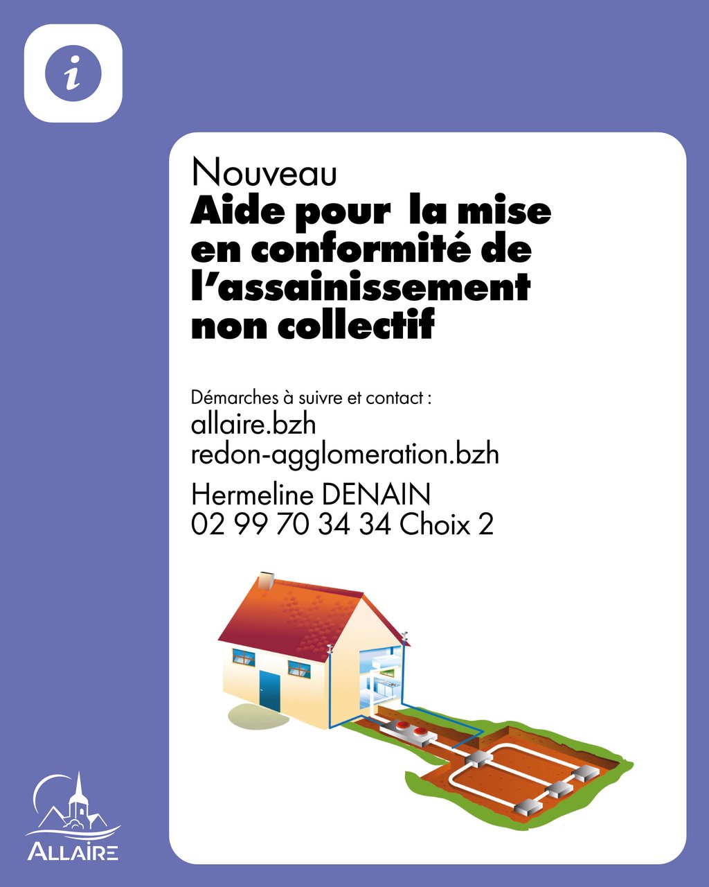 Aide à la réhabilitation de l’assainissement non collectif