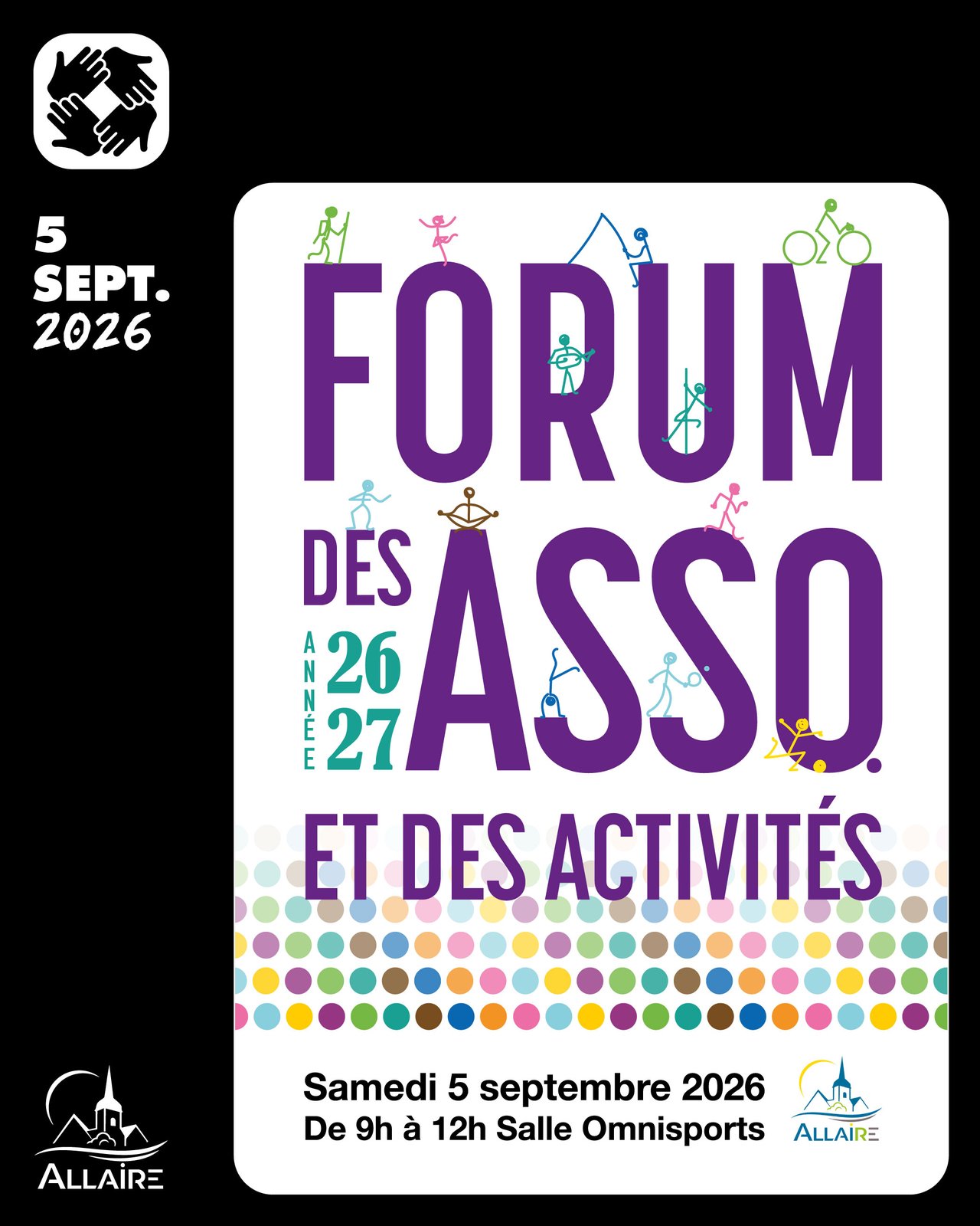 FORUM DES ASSOCIATIONS : le 5 septembre prochain !