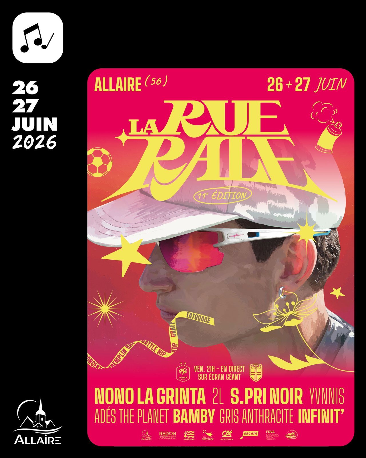 Festival La Rue Râle · Vendredi prochain !