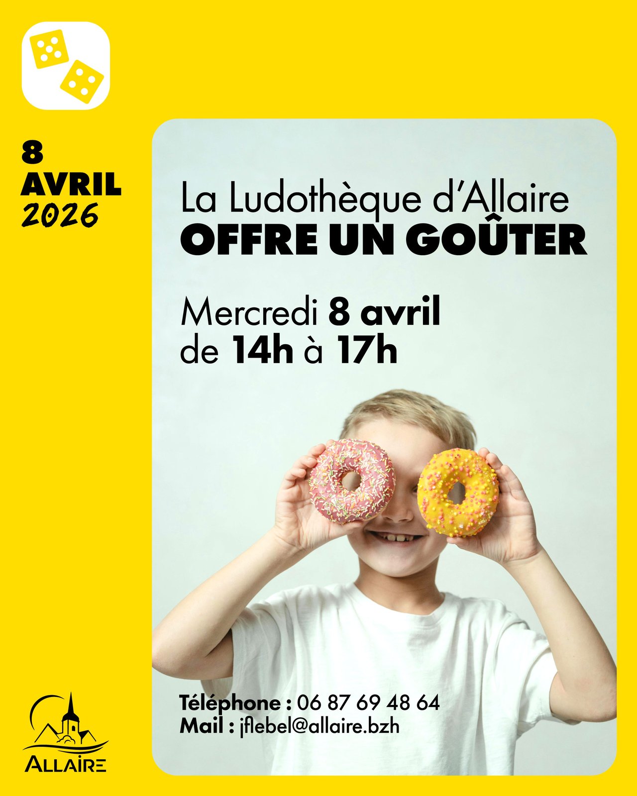 Aprem jeux et goûter à la Ludothèque mercredi prochain !
