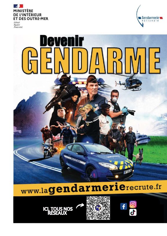 LA GENDARMERIE recrute…