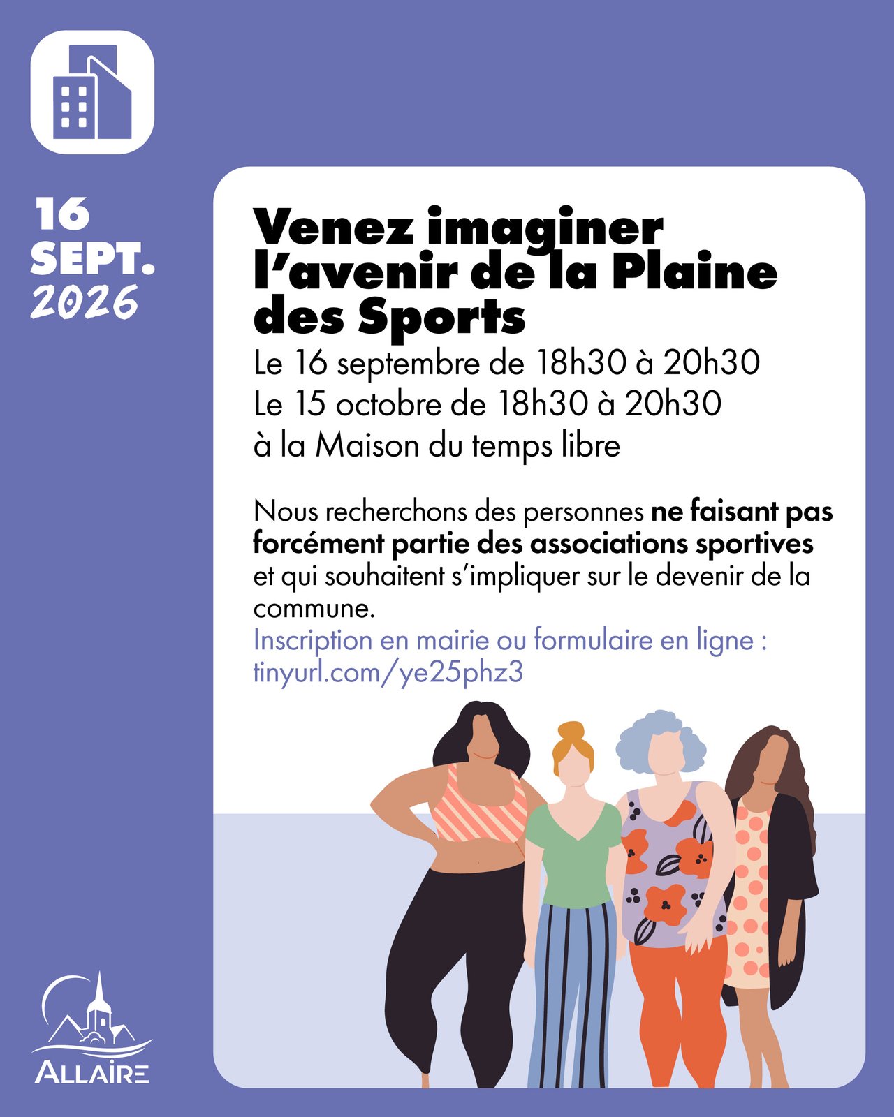 Venez imaginer l’avenir de la Plaine des sports
