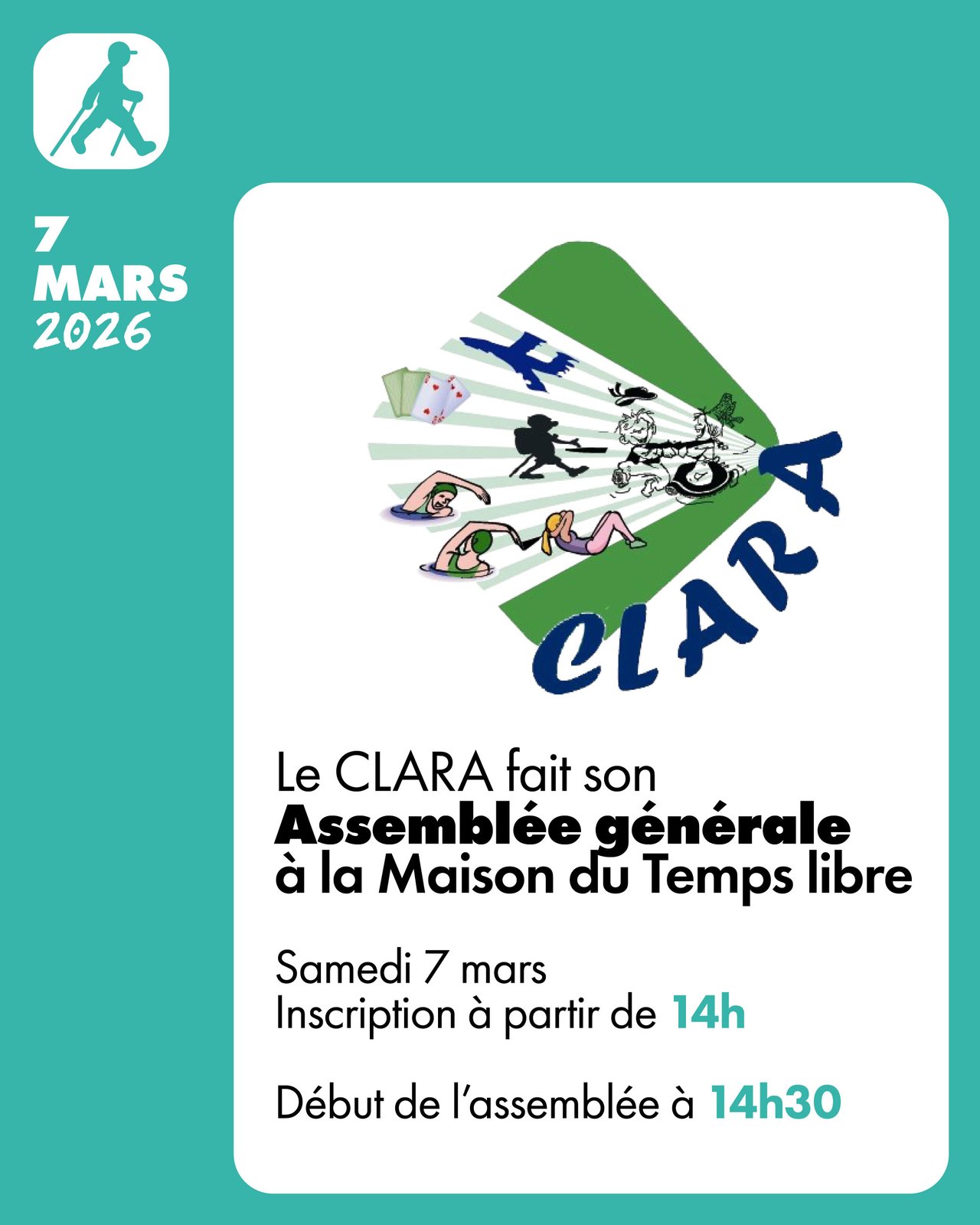 Assemblée générale du CLARA le 7 mars