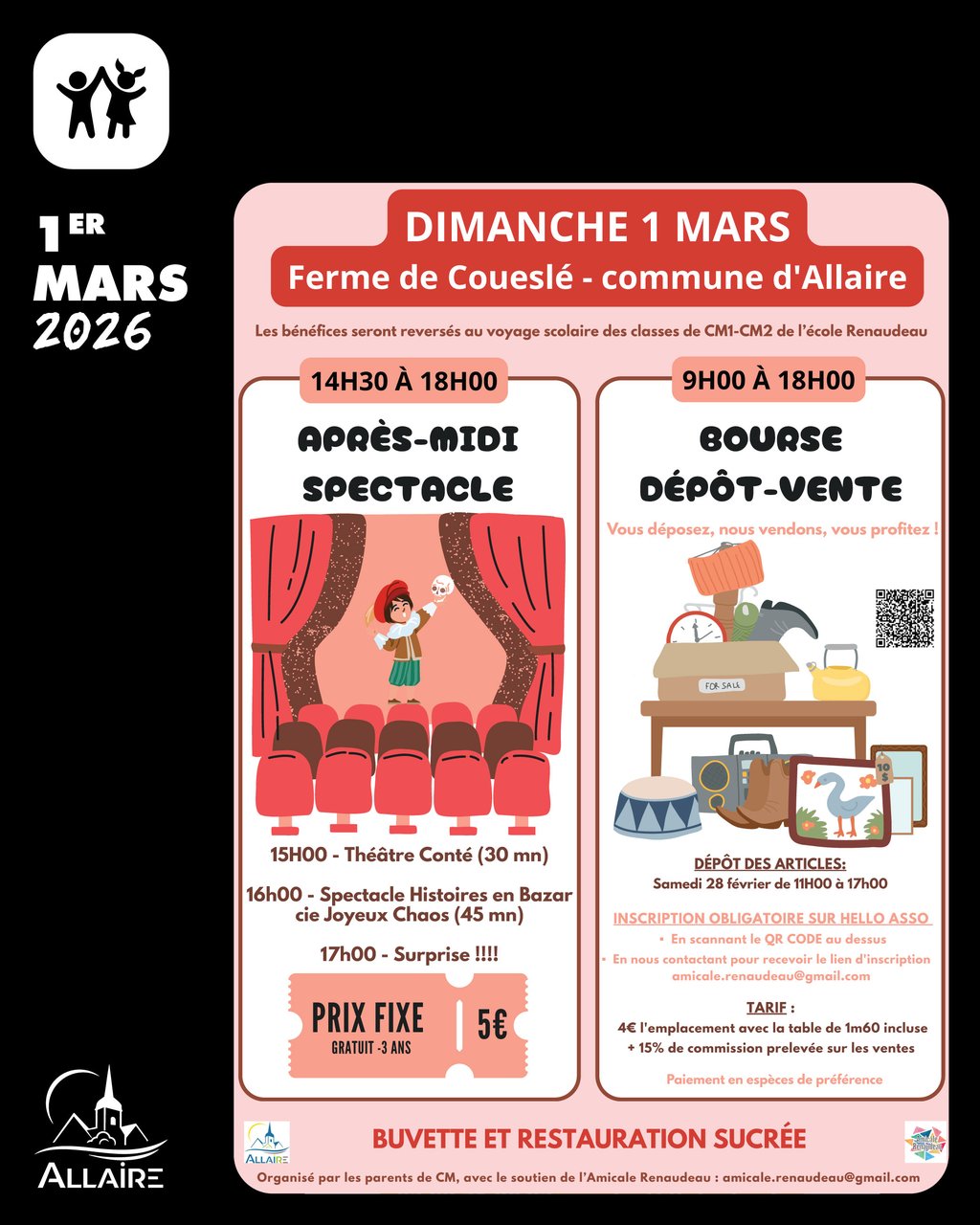 Spectacle et Bourse dépôt-vente