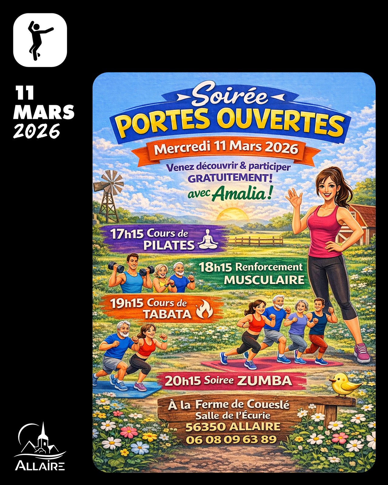 Portes ouvertes ·Testez des cours de Zumba Pilates Tabata