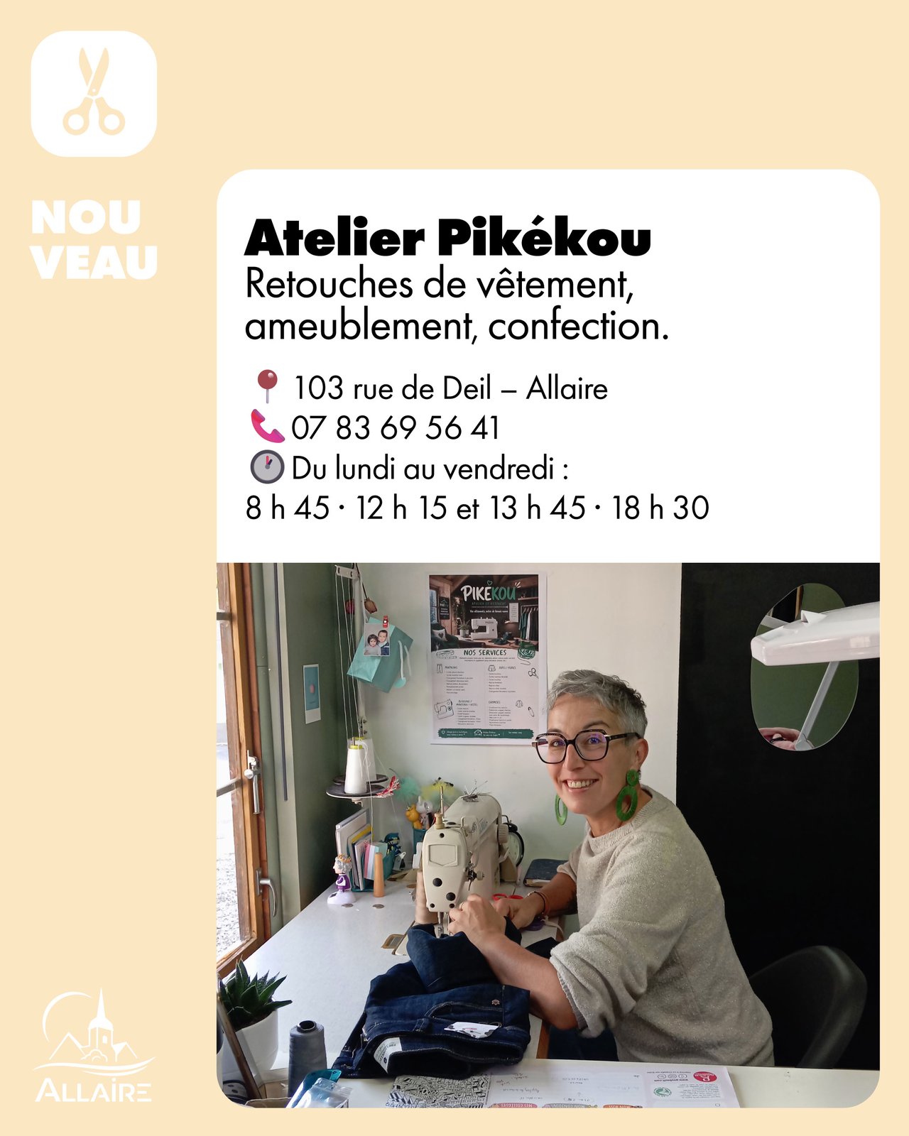 Atelier de couture Pikékou