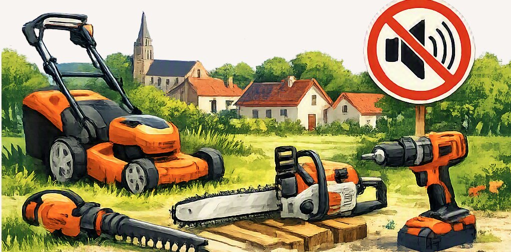 Utilisation des outils bruyants : petit rappel des horaires à respecter