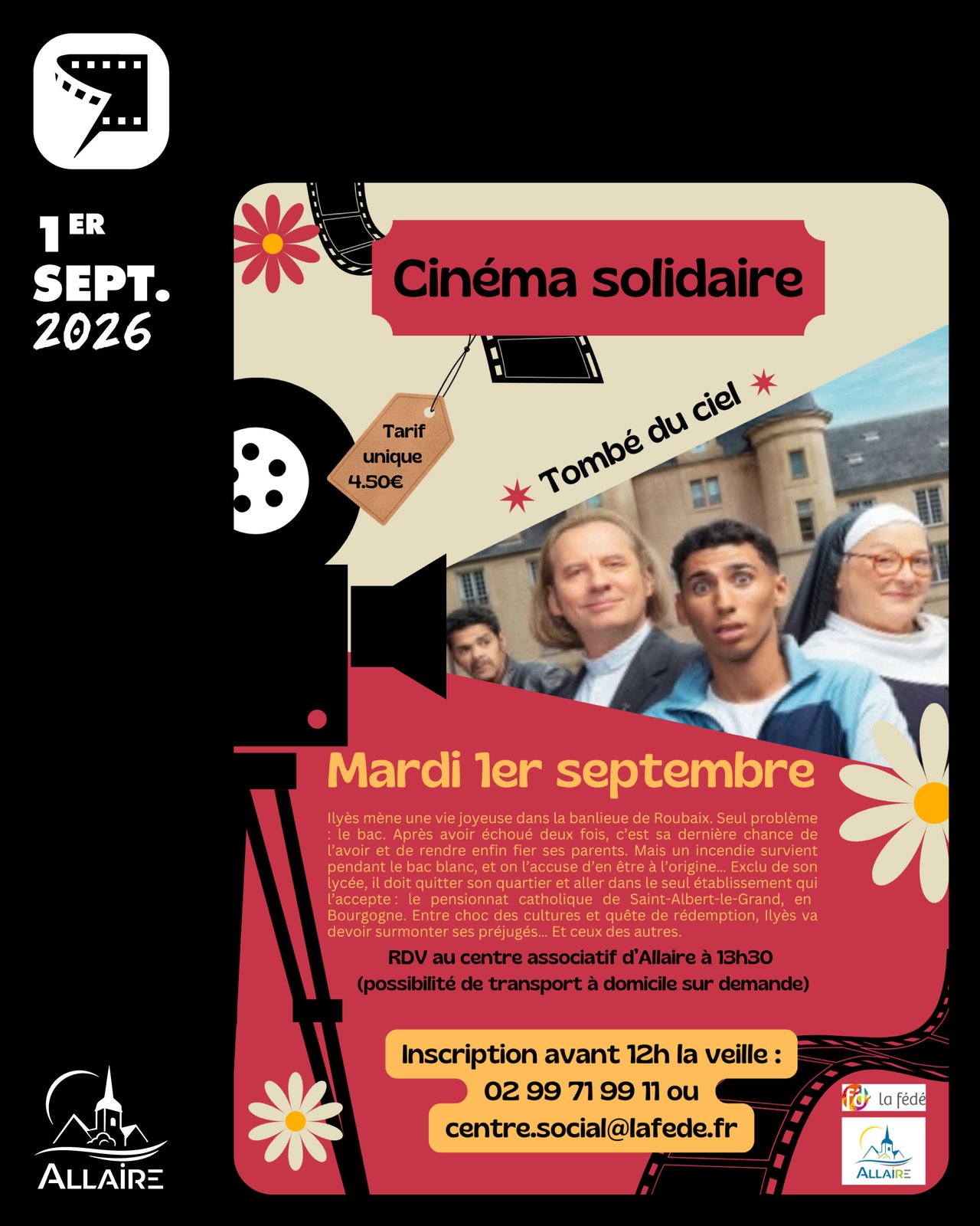 Cinéma solidaire mardi prochain