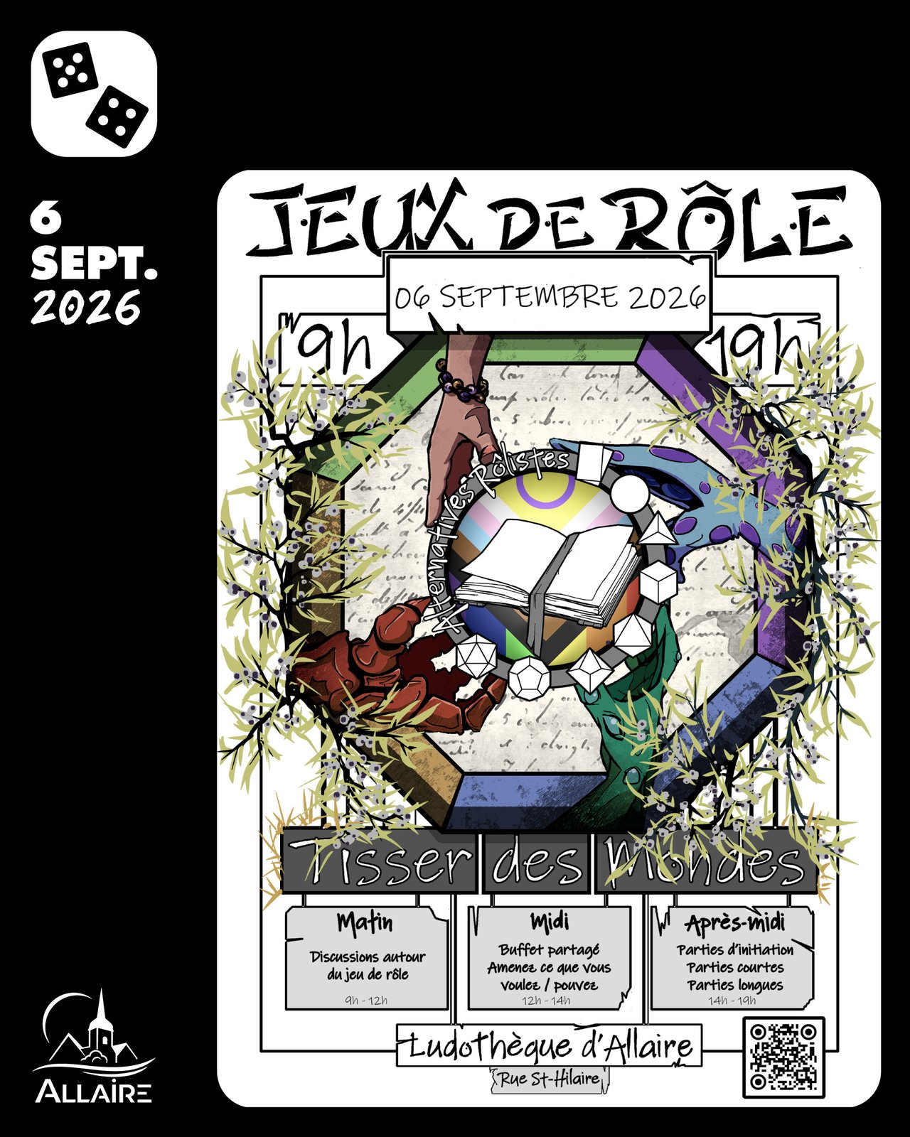 Jeux de rôles dimanche prochain à la Ludothèque