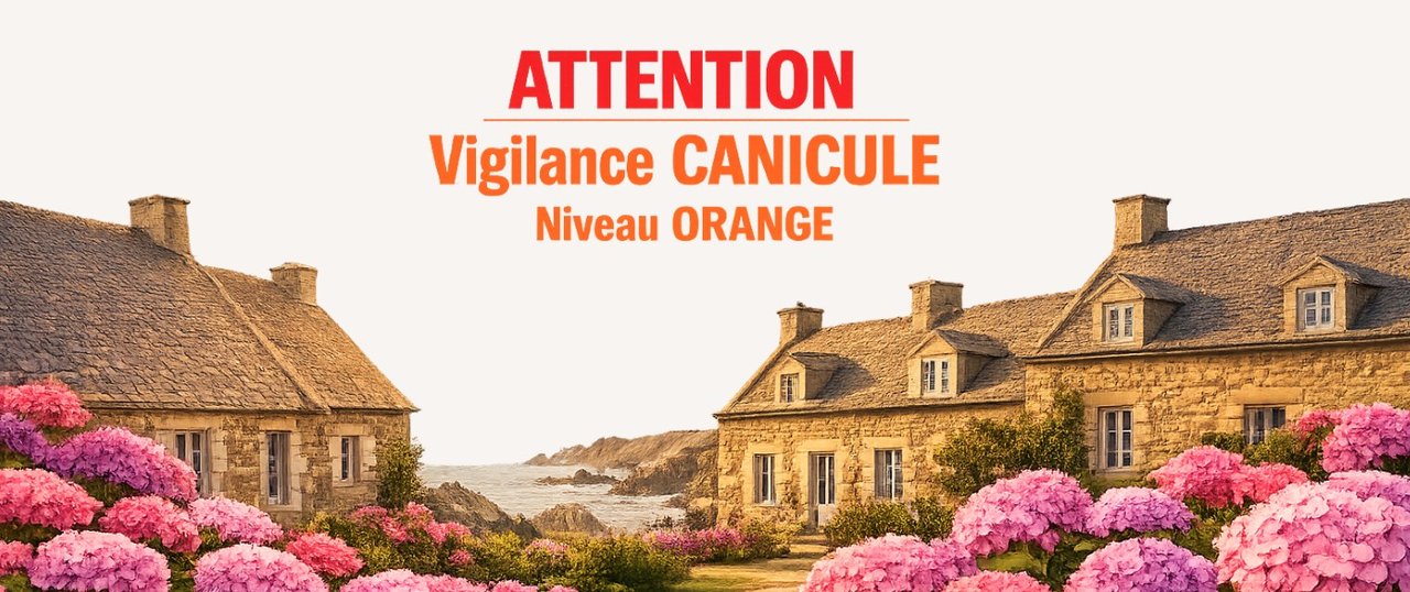 LE MORBIHAN repasse en Alerte Canicule de Niveau ORANGE