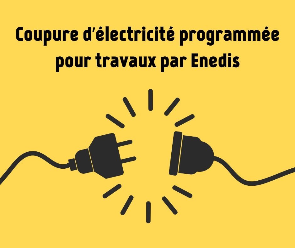 Coupure d&rsquo;électricité programmée