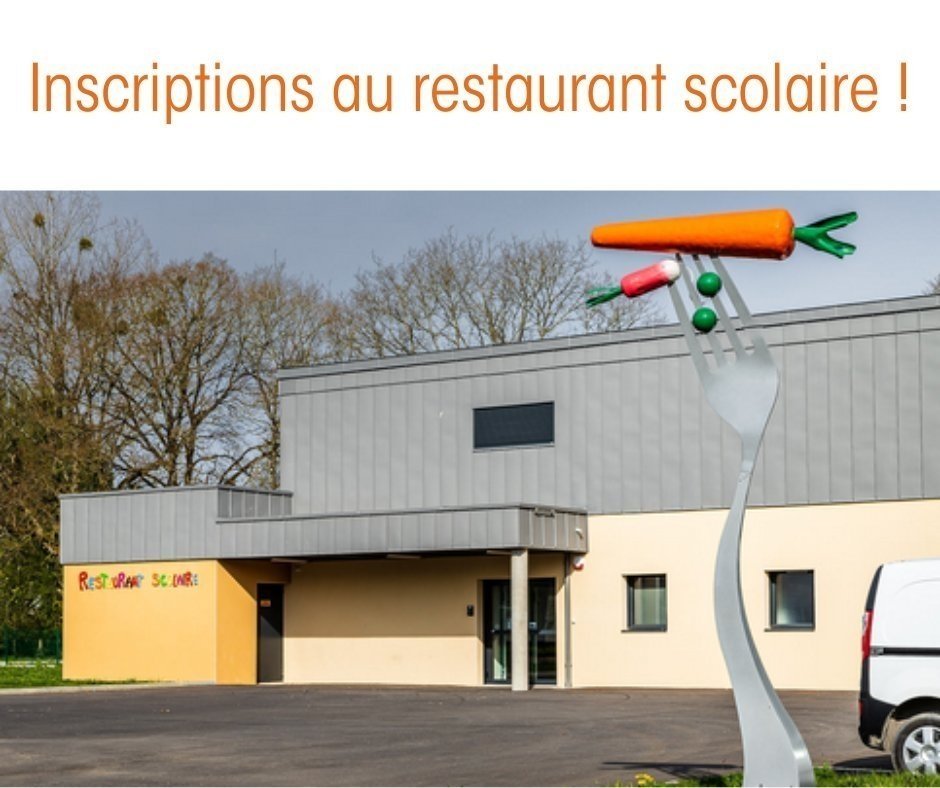 Mémo : inscription au restaurant scolaire !