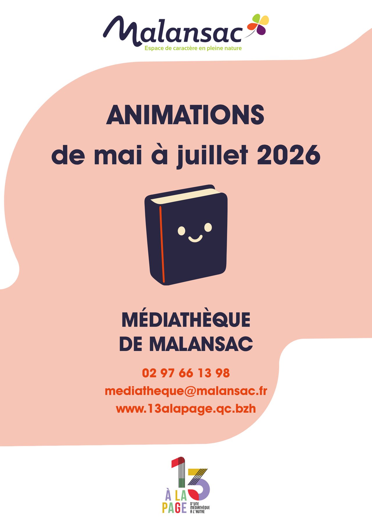 📌Tout un programme à la médiathèque : de mai à juillet 📚