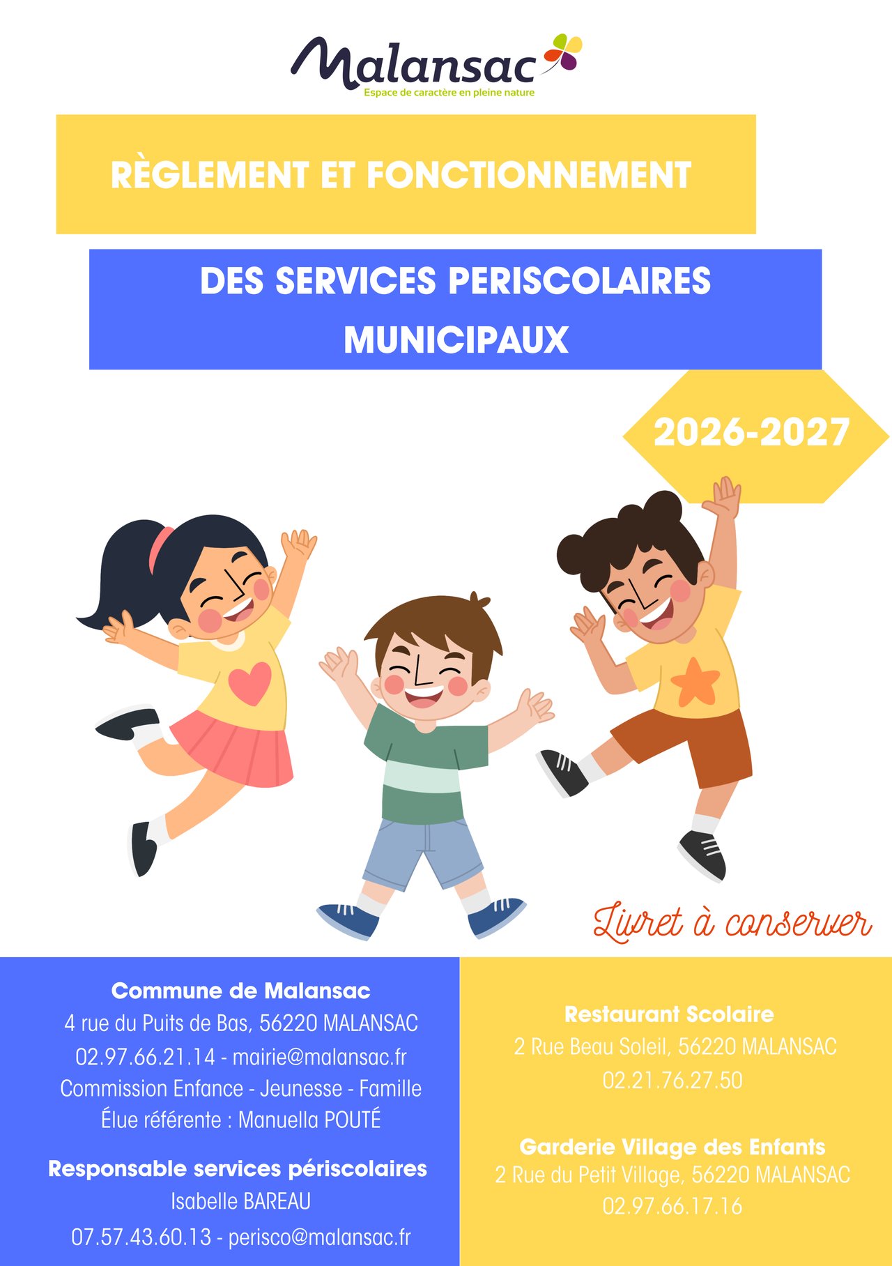 🎒 Inscription services périscolaires : derniers jours