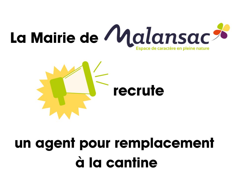 📣 Offre d’emploi pour mission temporaire !