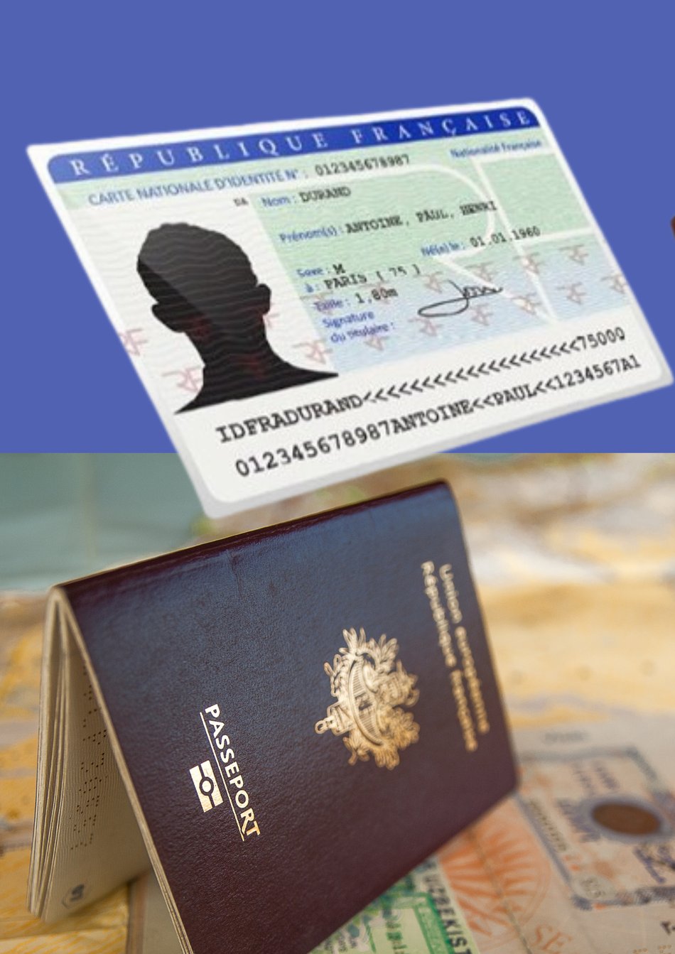 DEMANDE DE CARTE D'IDENTITÉ OU DE PASSEPORT