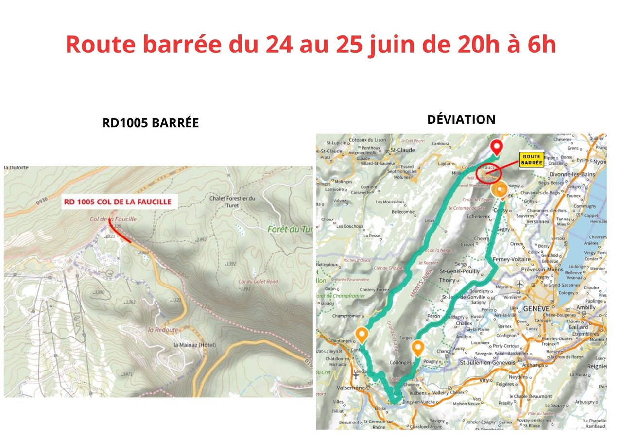 Travaux col de la Faucille