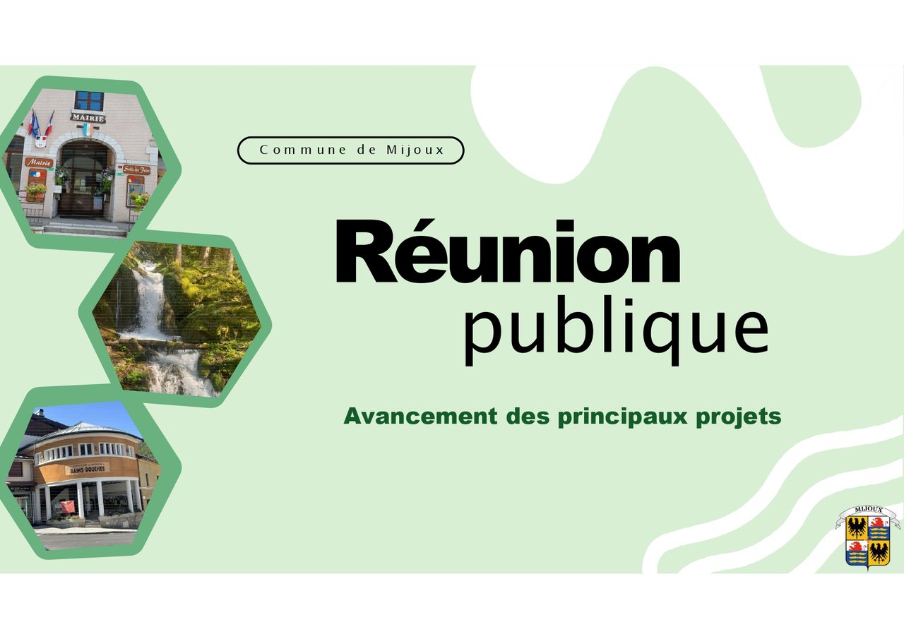 📣Réunion publique