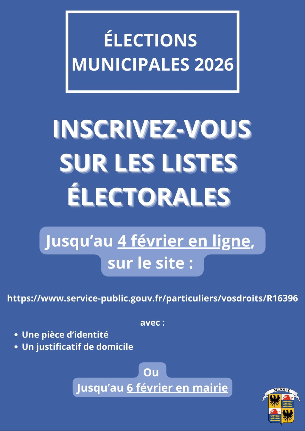 Elections municipale 2026