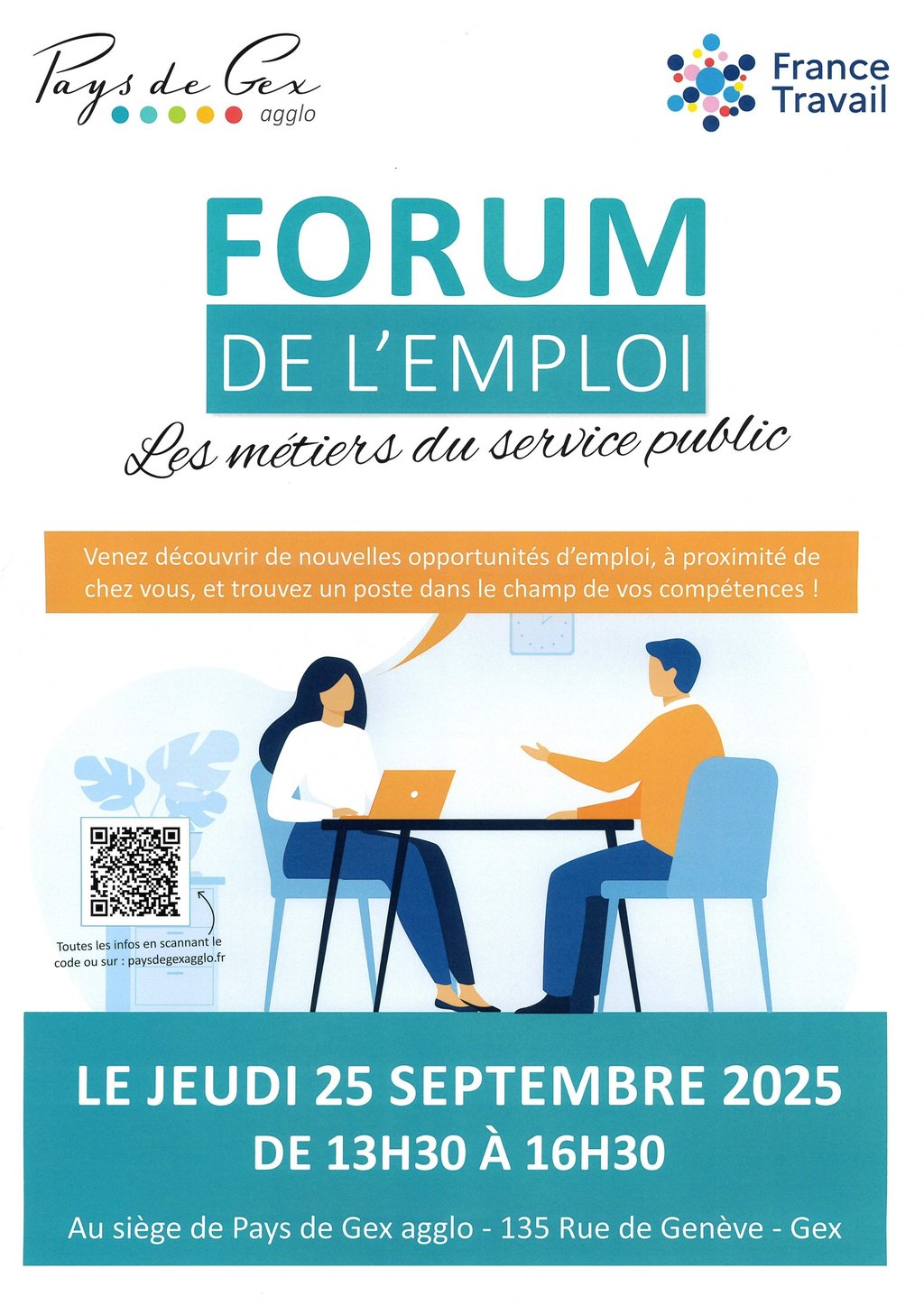 ​​​🌟Découvrez le Forum de l’emploi – Métiers des services publics !