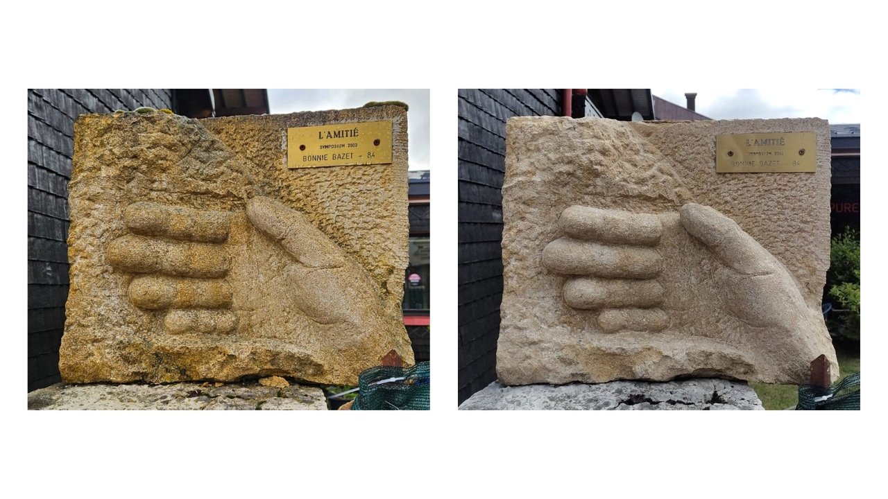 🗿Une nouvelle jeunesse pour les sculptures de Mijoux!
