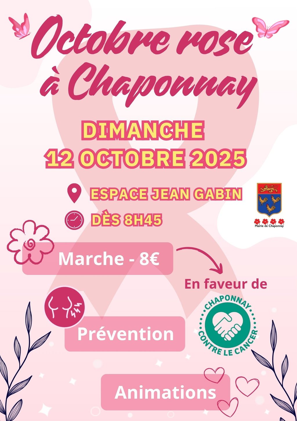 Octobre Rose à Chaponnay