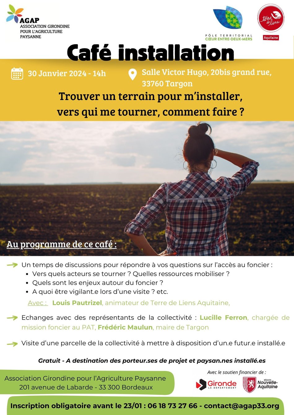 AGAP - café installation