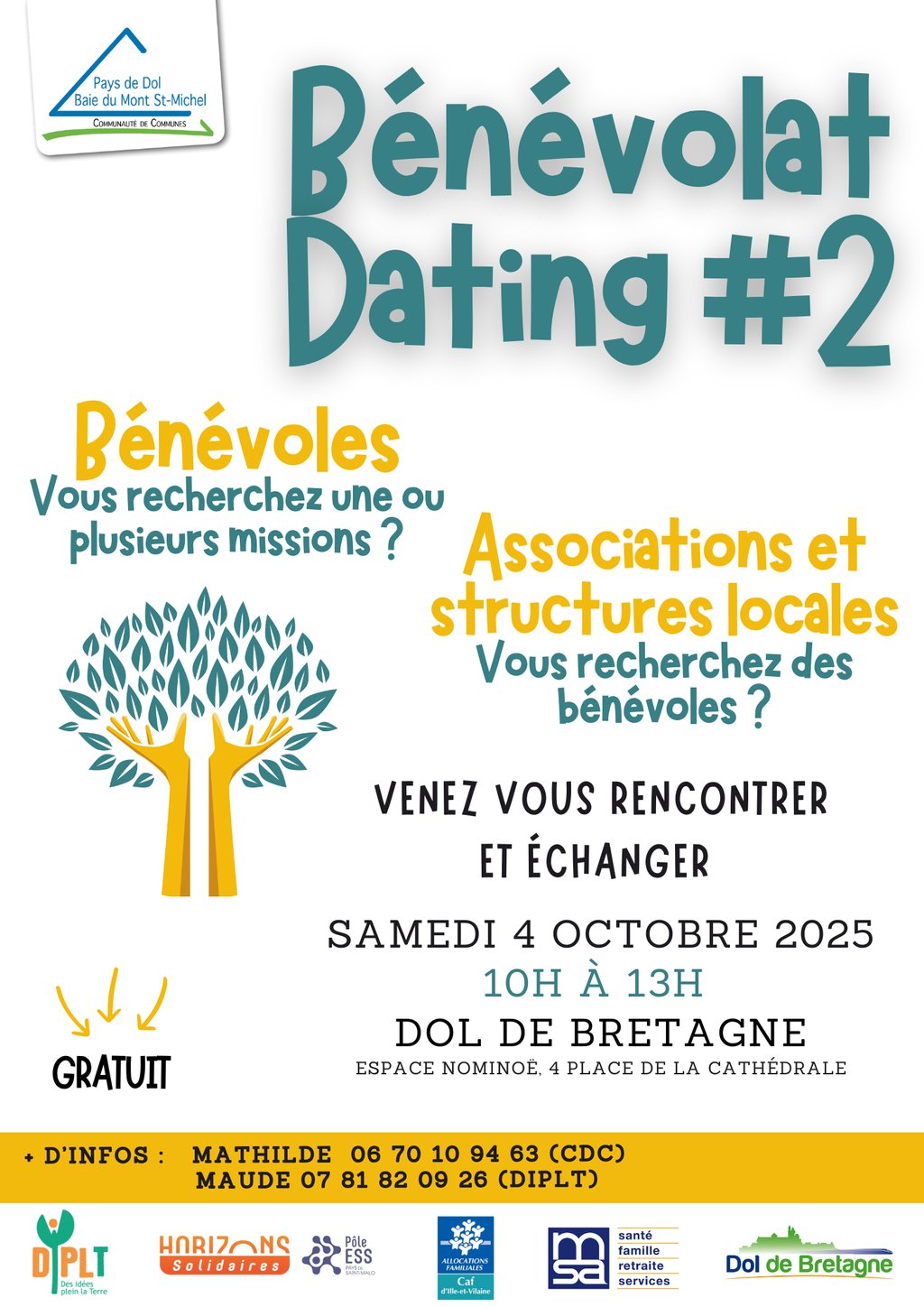 Bénévolat Dating #2 - Associations et structures : Inscrivez vous !