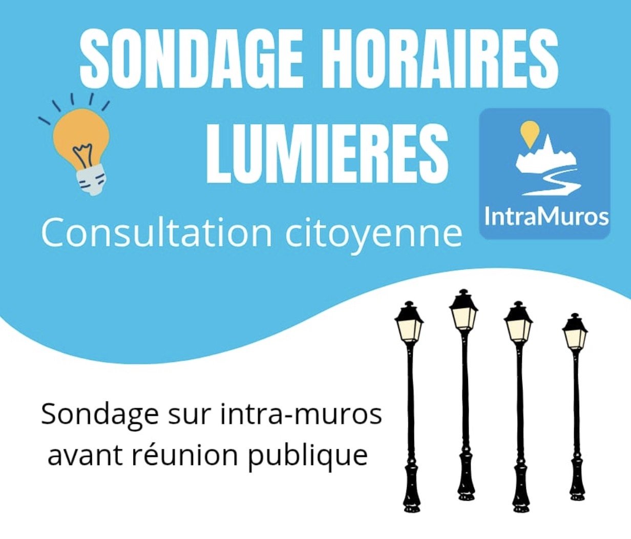 MODIFICATION DES HORAIRES D’ÉCLAIRAGE PUBLIC