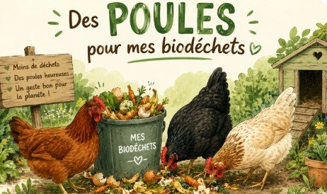 Pour les Pianais uniquement : Opération “Des poules pour mes biodéchets”