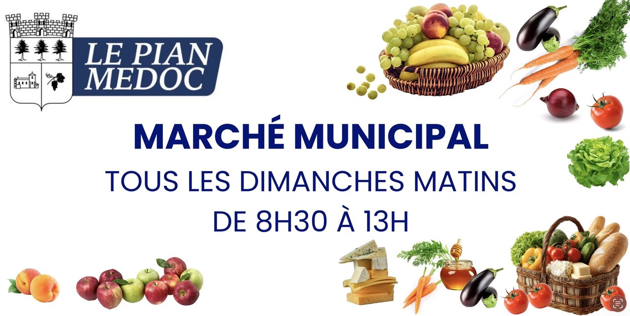 1er marché de la commune du Pian-Médoc