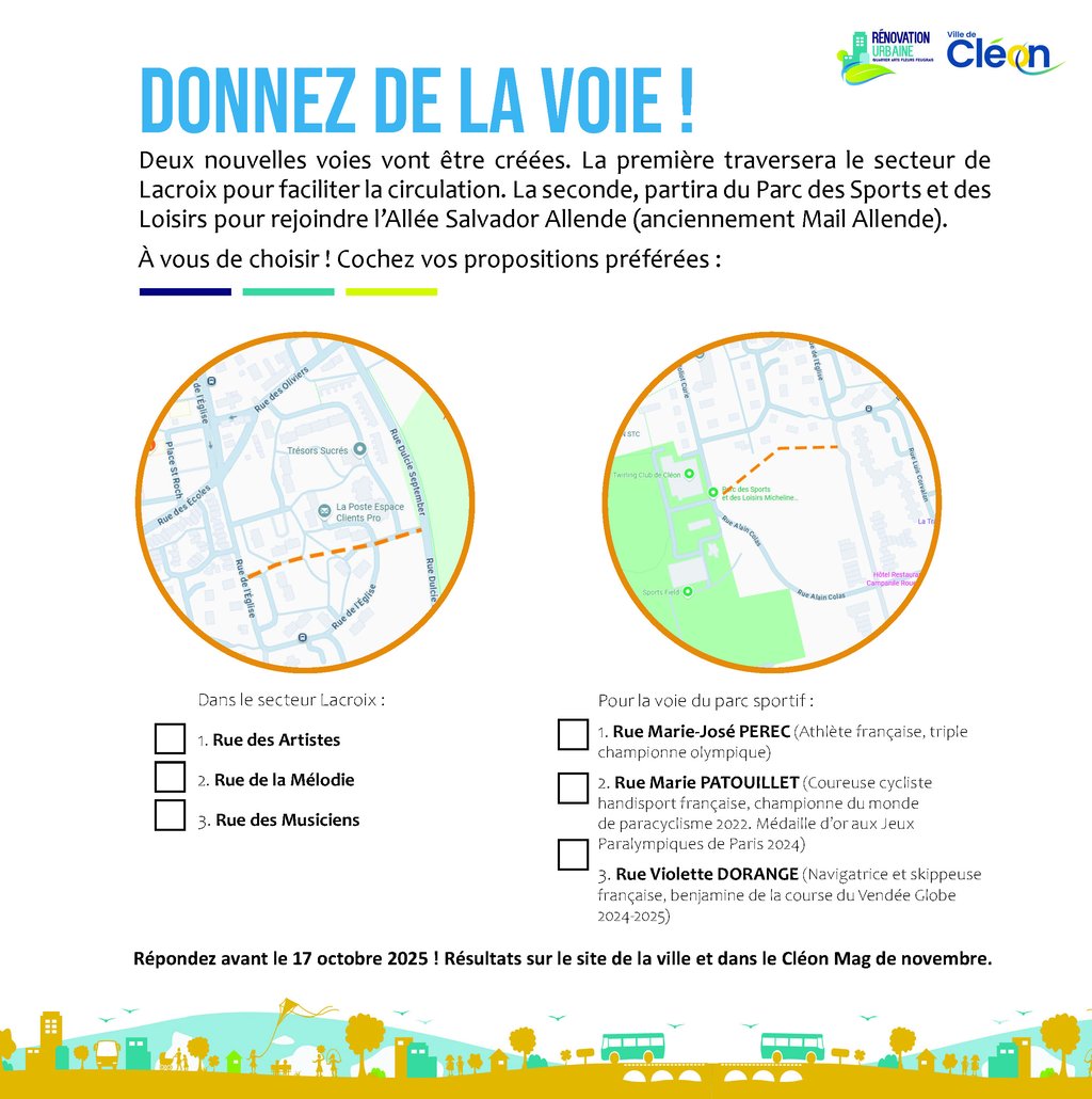 Donnez de la voie !