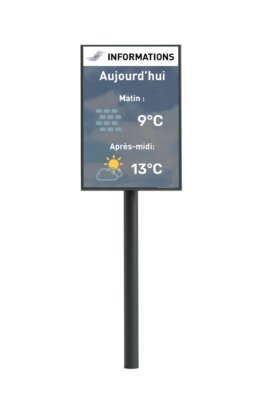 Consultation citoyenne – Panneau lumineux