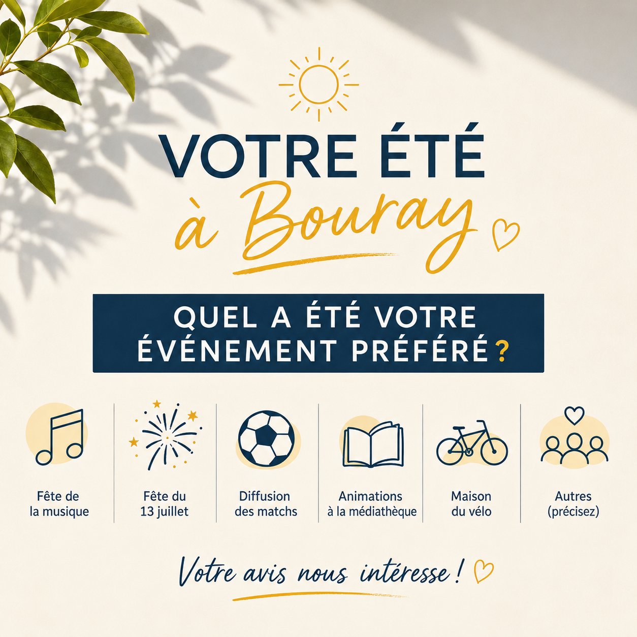 ☀️ VOTRE ÉTÉ À BOURAY : QUEL A ÉTÉ VOTRE ÉVÉNEMENT PRÉFÉRÉ ? 💛
