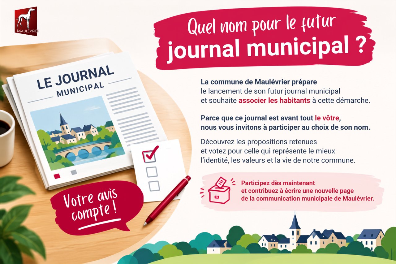 Quel nom pour le futur journal municipal ?